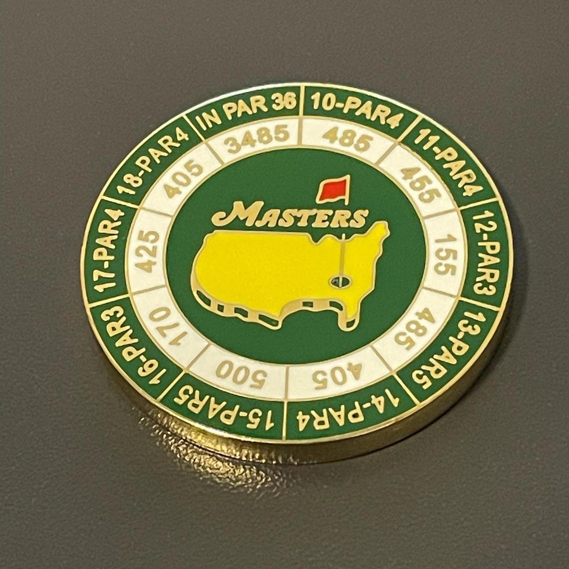 ⚡️Last Day 49% OFF - The Masters Scorecard Golf Ball Marker