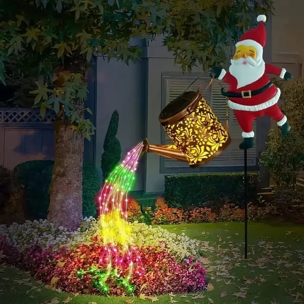 Christmas Carnival ❤️ Santa Solar Kettle Lights🎁