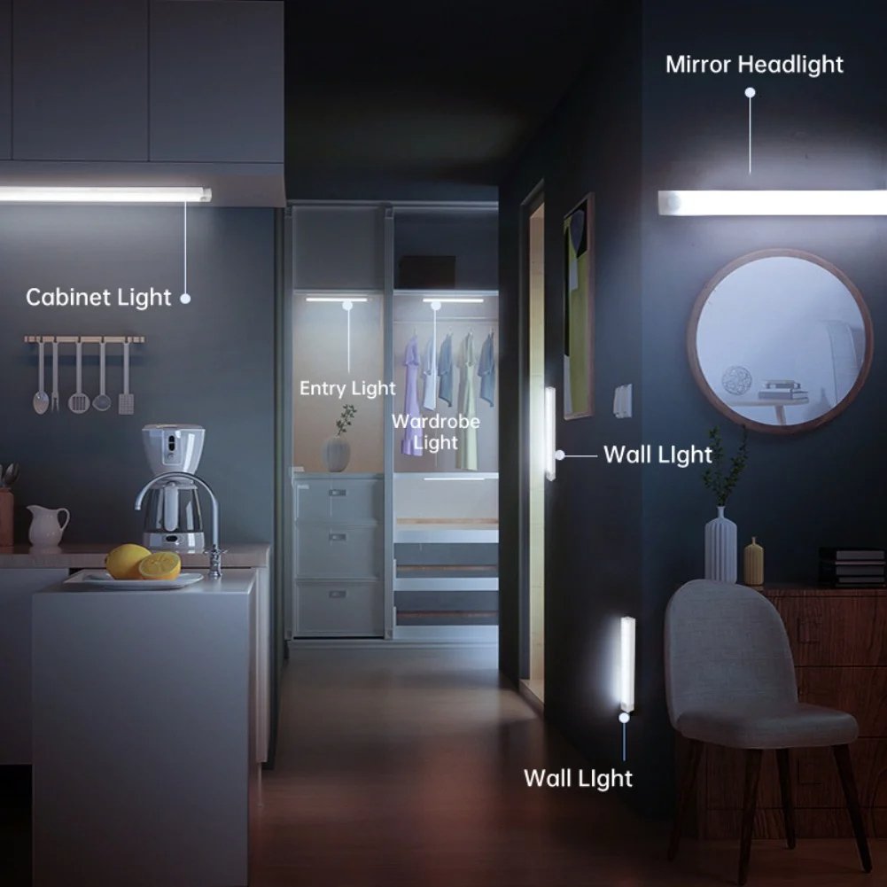 🔥Last Day 49% OFF - Punch-free Smart Sensor Magnetic Rechargeable LED Lights