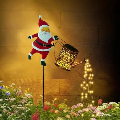 Christmas Carnival ❤️ Santa Solar Kettle Lights🎁