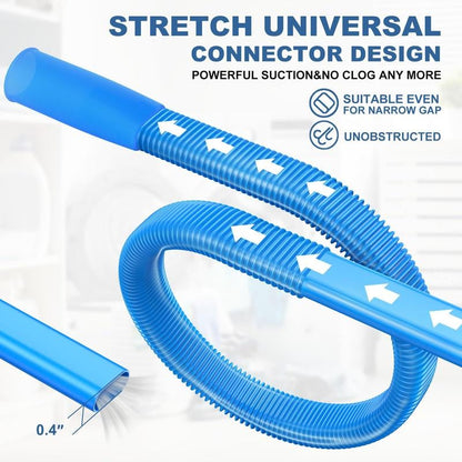 Essential Dryer Vent Cleaner Kit Dryer Lint Vacuum Attachment with Stretch Universal Connector