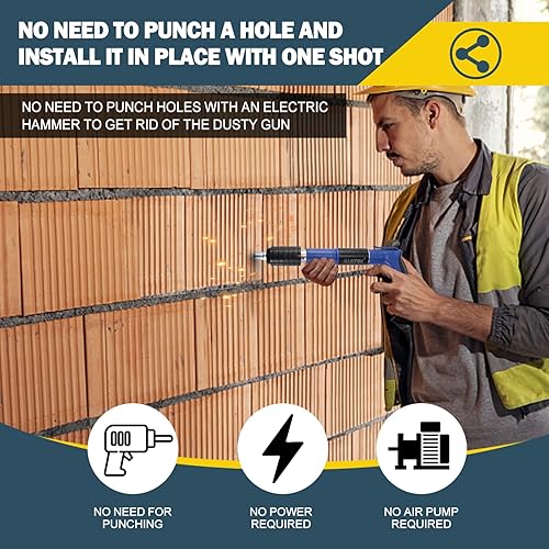 Universal Concrete Nail Gun & Fixing Tool Set