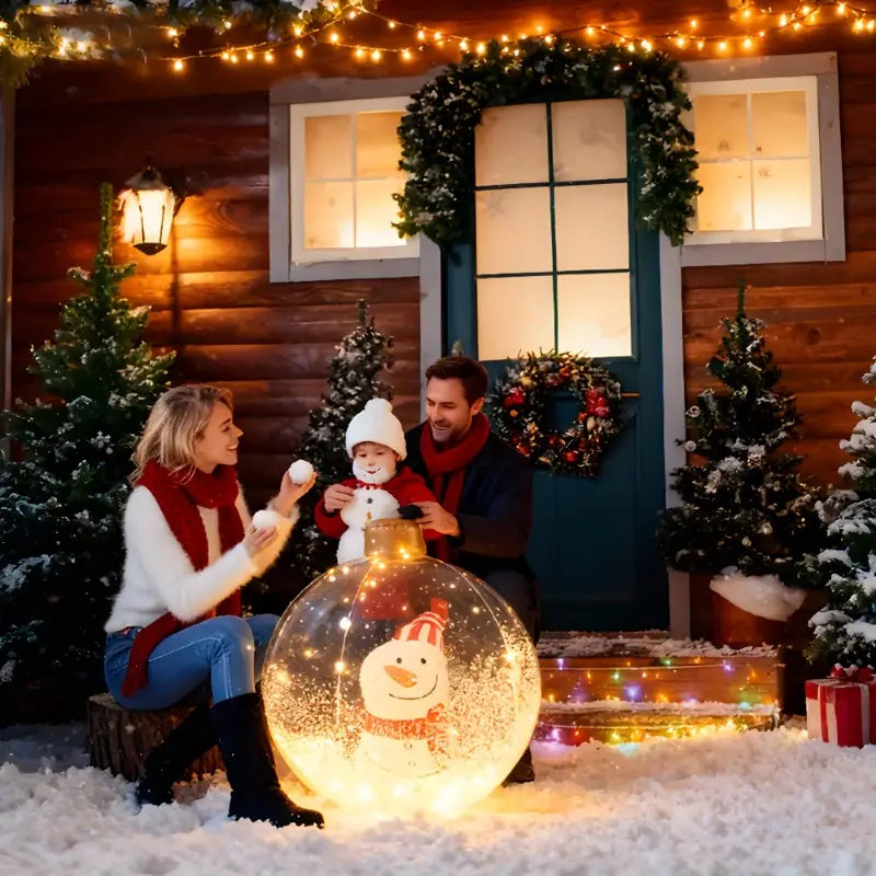 🌟Don't Let Your Christmas Be Naked! The MUST-HAVE Inflatable Set for 2025🎅⛄🎁