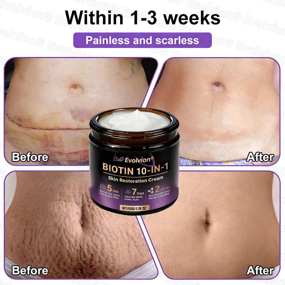 Made and Shipped from USA ✨Evolvion® Biotin 10-in-1 Skin Restoration Cream 🚀 🚀