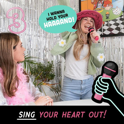 🎤【Family Karaoke Night】Grab The Mic Official Karaoke Board Game by Lucky Egg! Perfect for ages 8+, 2-10 players - where singing stars and tone-deaf champions unite for unforgettable fun! 🎉