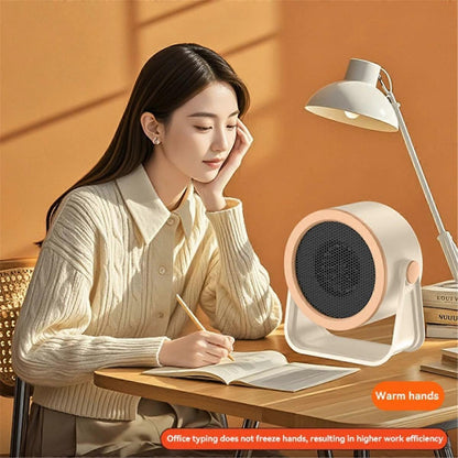 Small Portable Space Heater - Quick Heating, Quiet & Energy Efficient, Essential for Winter