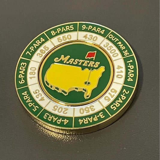 ⚡️Last Day 49% OFF - The Masters Scorecard Golf Ball Marker