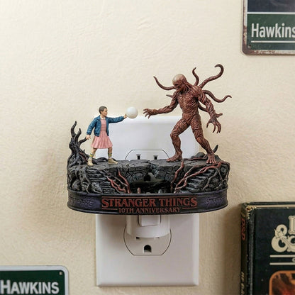 Stranger Things 10th Anniversary Eleven vs Vecna Installed Nightlight