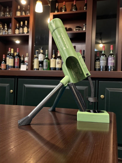 🍾51mm Beer Bottle Mortar Bottle Opener – Novelty Cap-Launching Desk & Bar Accessory