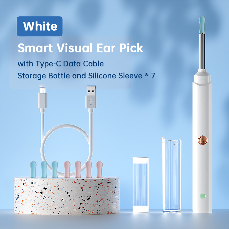 🚨  Every Guesswork Puts Your Eardrums at Risk! 😨  Embrace 1296P HD Visual Ear Cleaning! Your First "Ear Otoscope"!