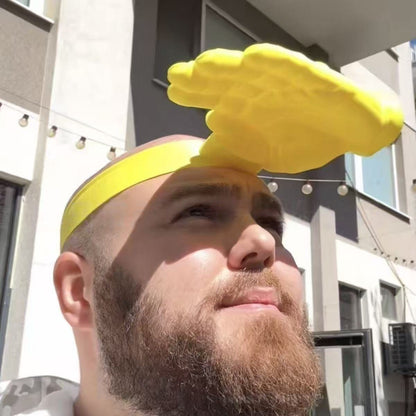 🧢 The Ultimate Sun-Defying Headband: Your Hilarious, Hands-Free Shade Solution!