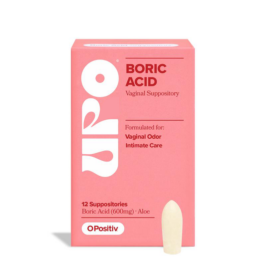 Vaginal Health Suppositories for Women – Boric Acid 600mg, Aloe Infused, Gentle Daily Use, 12 Suppositories, 60-Day Money Back Guarantee