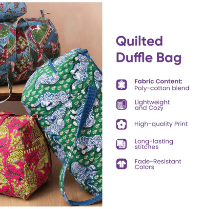 🔥LAST DAY 50% OFF - Hippie Van Quilted Duffle Bag