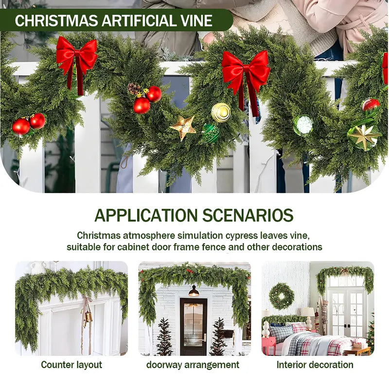 🎄【CHRISTMAS EDITION - Norfolk Pine Garland】🎄 ✨ LIMITED STOCK! DON’T MISS OUT—ORDER BY 12/15 FOR HOLIDAY DELIVERY! ✨
