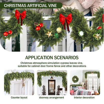 🎄【CHRISTMAS EDITION - Norfolk Pine Garland】🎄 ✨ LIMITED STOCK! DON’T MISS OUT—ORDER BY 12/15 FOR HOLIDAY DELIVERY! ✨