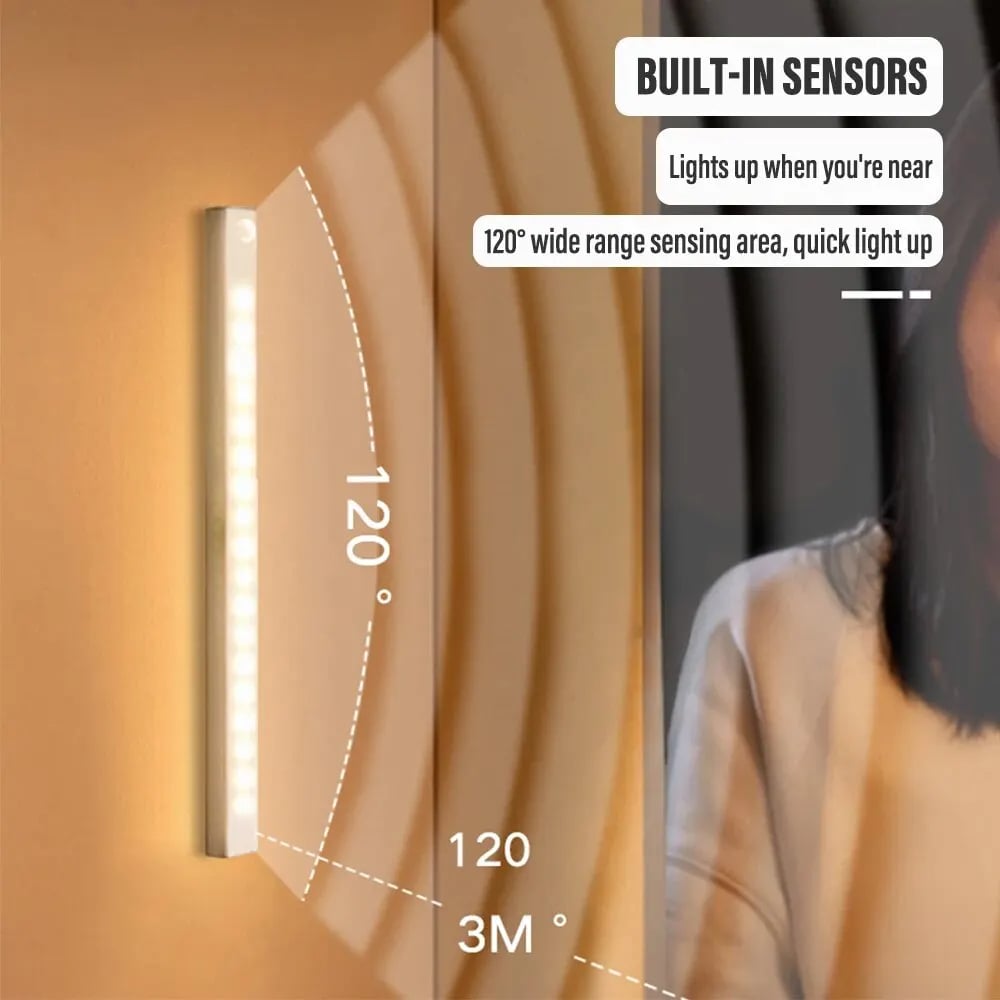 🔥Last Day 49% OFF - Punch-free Smart Sensor Magnetic Rechargeable LED Lights