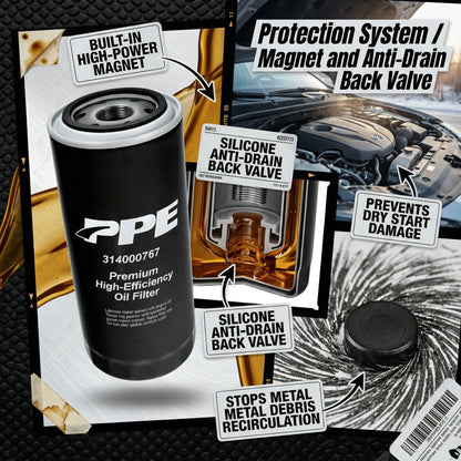 ⚙️ PPE Premium High-Efficiency Engine Oil Filter