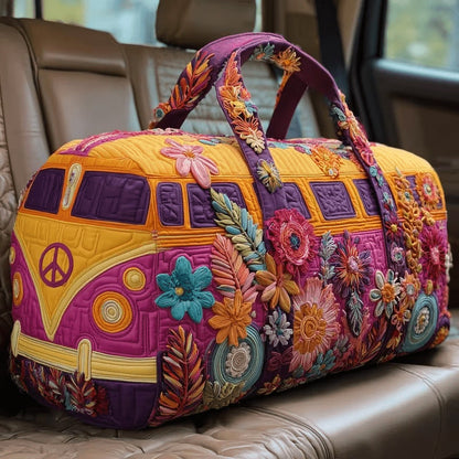 🔥LAST DAY 50% OFF - Hippie Van Quilted Duffle Bag