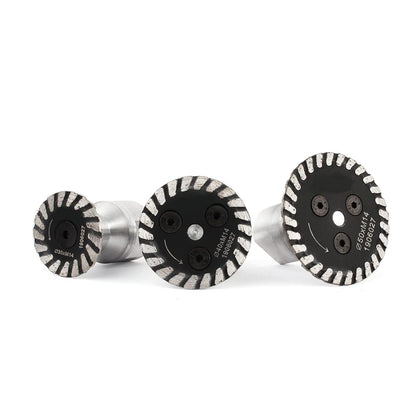 No-Adapter-Needed! 40mm Diamond Cutting Disc with Removable Flange – Fits Dewalt, Makita, Bosch Grinders – Cut Concrete, Stone, Tile Like a Pro