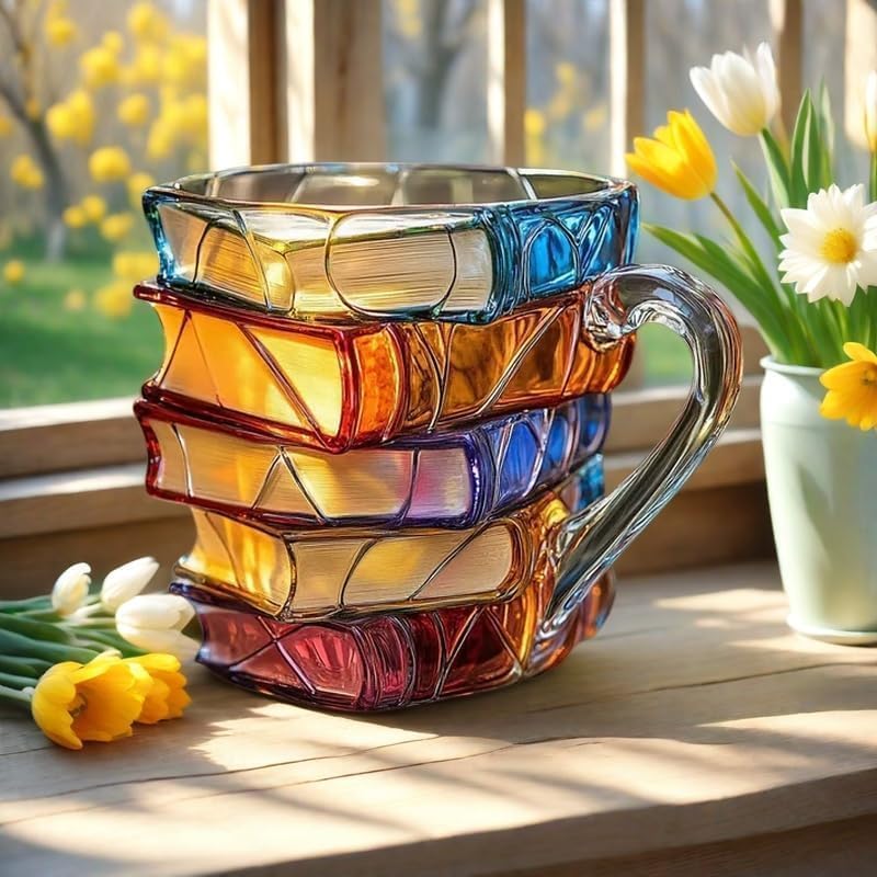 🔥Black Friday Sale Is On Fire！✨The Painted Book Mug: Sip from a Classic📚
