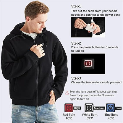 🎄Early Christmas Sale 49% OFF🔥Unisex Heated Hoodie