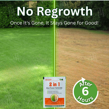 AEXZR® 2 in 1 Max Power Herbicide (𝟟𝟘% 𝕆𝔽𝔽 𝗘𝗡𝗗𝗦 𝗜𝗡 𝟭𝟬 𝗠𝗜𝗡𝗨𝗧𝗘𝗦)