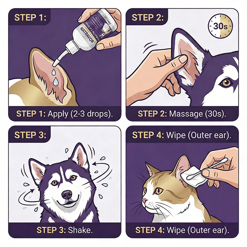NATRAVOR® Herbal Pet Ear Drops🌿