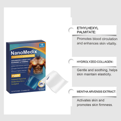 🏆20K+ SOLD LAST WEEK! 🌿CHEST FAT BURNING FIRMING PATCH (Set of 18)-8JX3