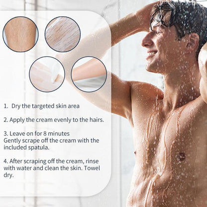 Final 3 hours 50% off🔥 |Private At Home Hair Removal Cream for Men