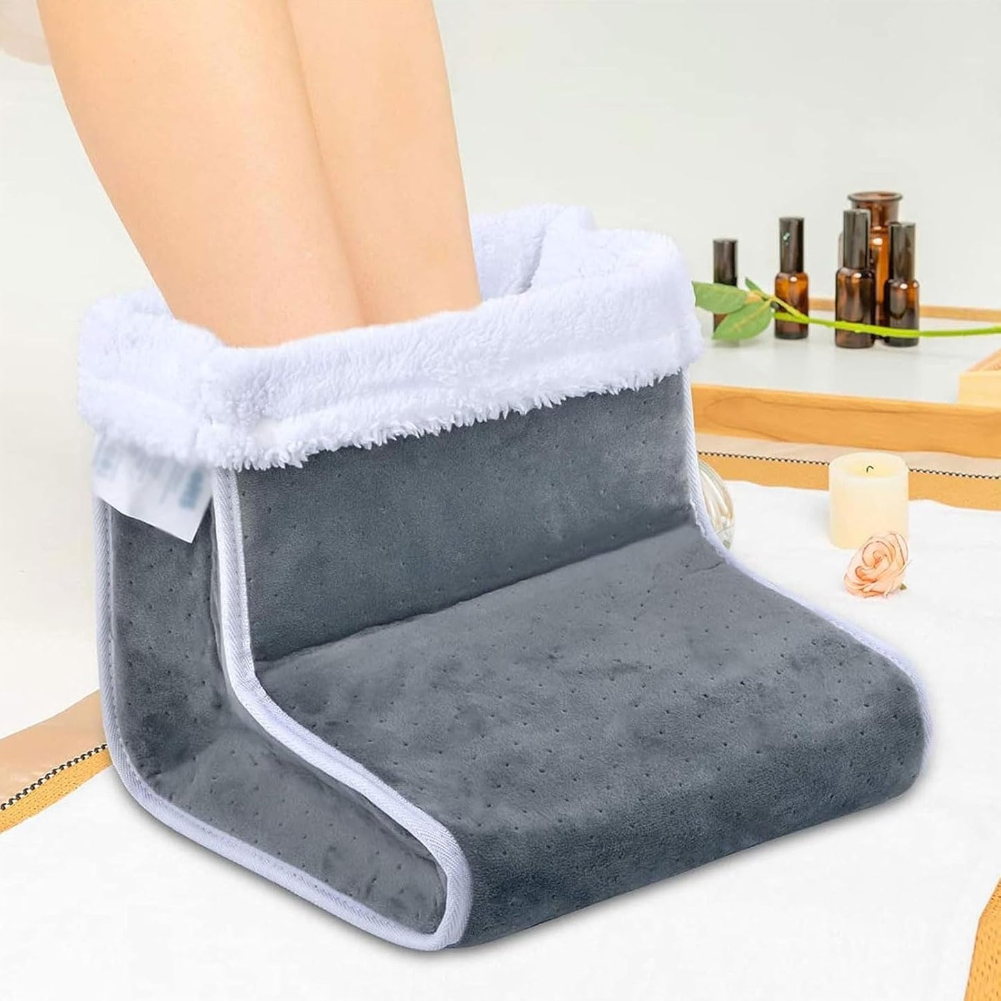 🎁【2025 Ultimate Christmas Gift】The CozyCore™ Smart Warming Leg & Foot Sleeve - For Office, Home, and Travel. The Secret to Year-Round Warmth!