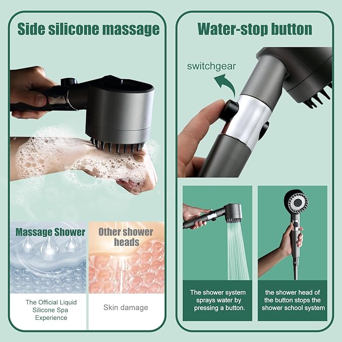 🔥Claim your ultimate shower experience on the last day!✨(Order now and receive 10 filter tubes for free.)