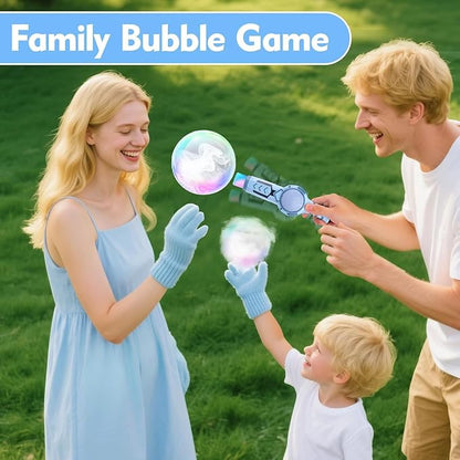 Magic in the Air ✨ | Elastic Bubble Fog Wand – This Christmas, Capture Wonder in a Bubble!
