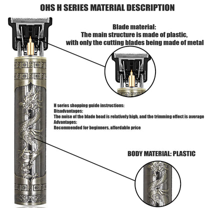 T9 Cordless Electric Hairber Shaver Hair Trimer Home Appliances Travel Barber Razors Shaving Machine for Men Trimmer Man