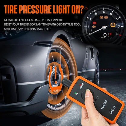 EL-50448 TPMS Relearn Tool for GM Tire Sensor TPMS Reset Tool Tire Pressure Monitor system Activation Tool OEC-T5 for GM Buick/Chevy/Cadillac Series Vehicles 2023 Edition