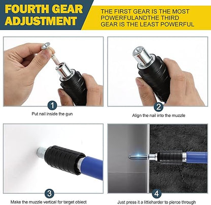 Universal Concrete Nail Gun & Fixing Tool Set