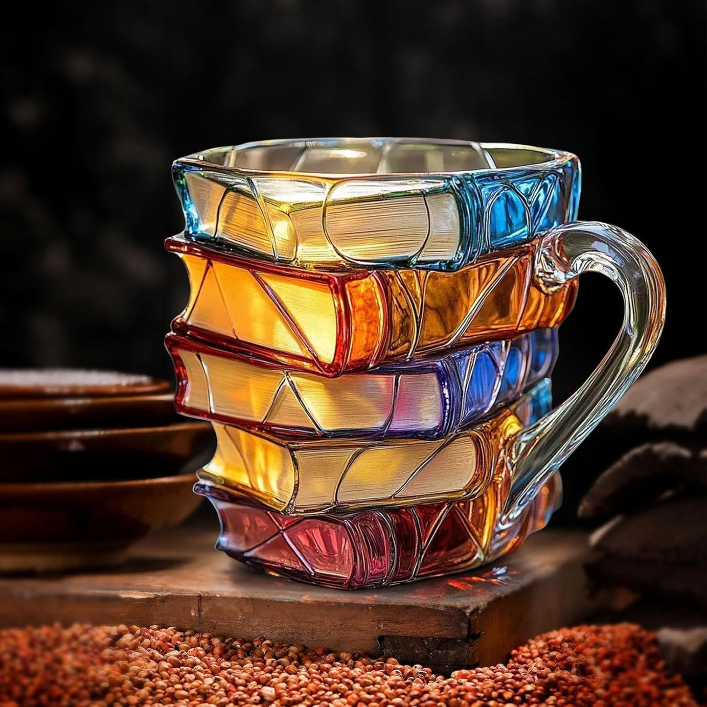 🔥Black Friday Sale Is On Fire！✨The Painted Book Mug: Sip from a Classic📚