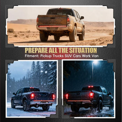 🔥Hot Sale 49% OFF - 60-Inch LED Tailgate Light Bar Strip✨Universal Fit for Trucks, SUVs & Cars