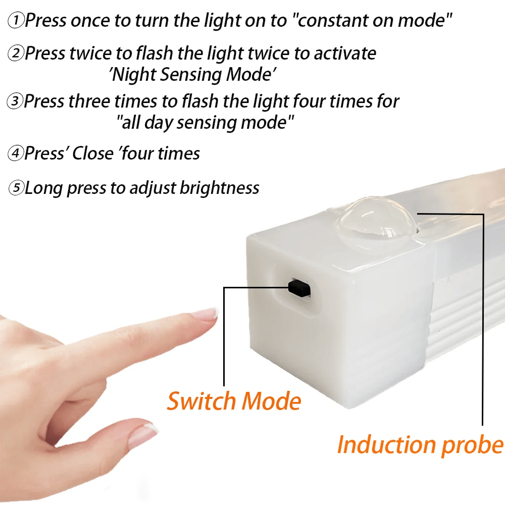 🔥Last Day 49% OFF - Punch-free Smart Sensor Magnetic Rechargeable LED Lights