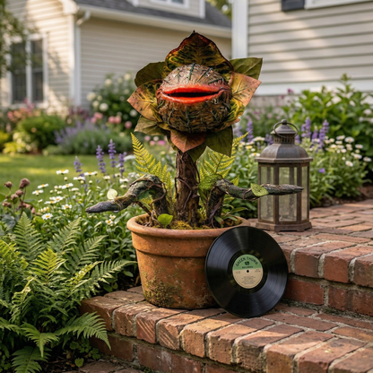 Whimsical Carnivorous Plant Planter Décor for Garden, Porch & Potting Bench