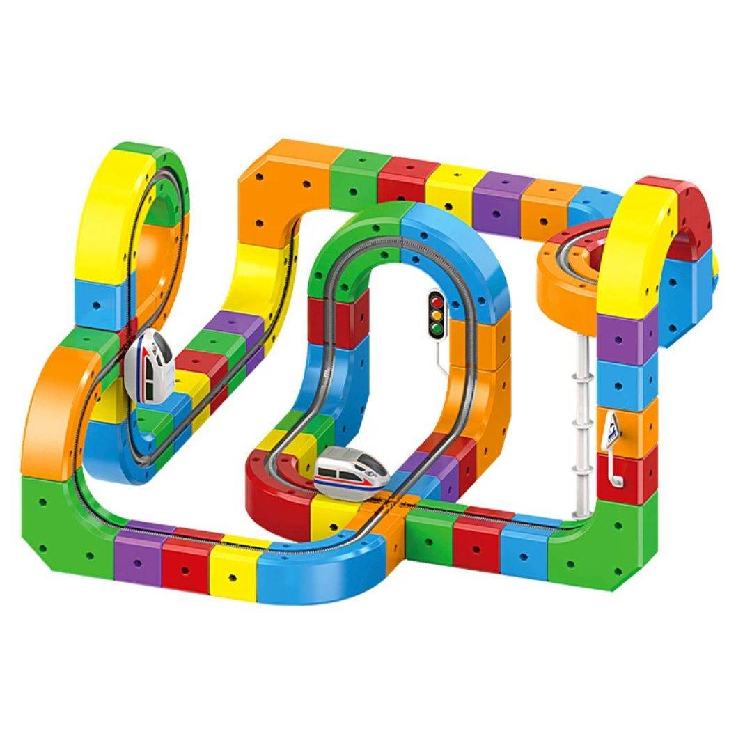 🚂Magnetic Gravity-Defying Electric Track Car Toy