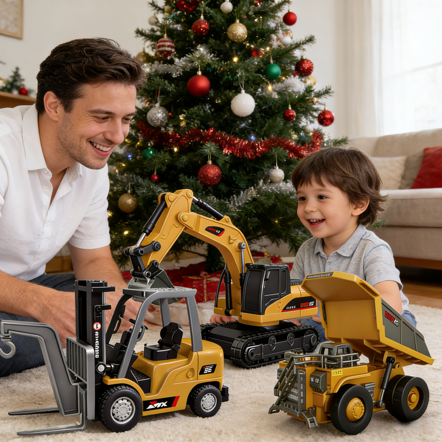 🎁 The Ultimate Mini Construction Fleet – Unwrap Endless Fun This Christmas! 🎁