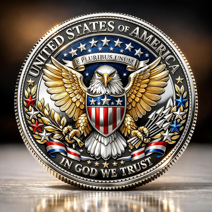 United States “Land of the Free” Commemorative Coin