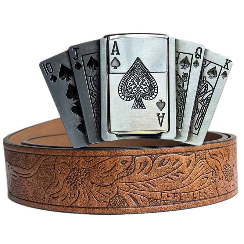 Hidden Lighter Belt Buckle for Men