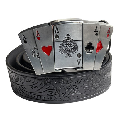 Hidden Lighter Belt Buckle for Men