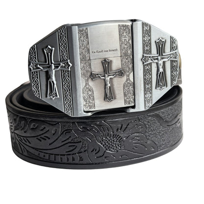 Hidden Lighter Belt Buckle for Men