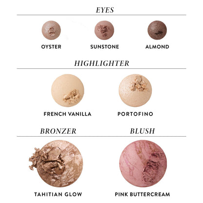 The Baked Starter Kit (3PC)-Tuscan Dreams includes Baked Multicolor Eyeshadow Palette