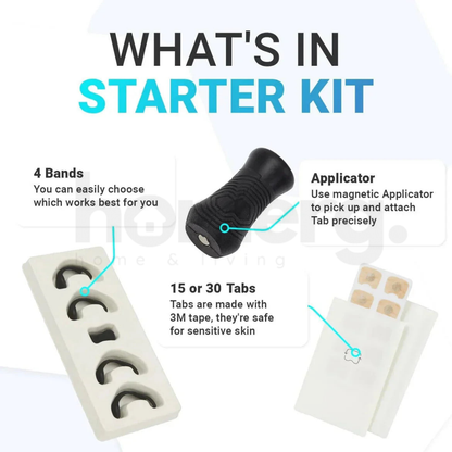 Magnetic Nasal Dilator Airflow Strip 4 PCS Kit