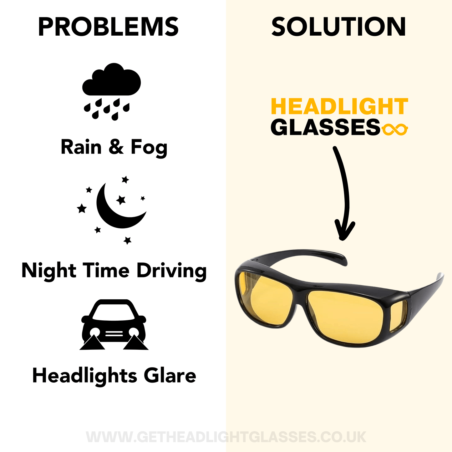 Headlight NATRAVOR™ with GlareCut Technology
