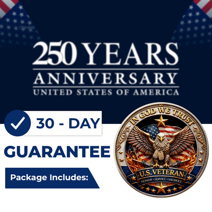 🔥250 Years of Freedom Veteran Tribute Coin