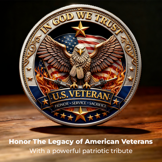 🔥250 Years of Freedom Veteran Tribute Coin